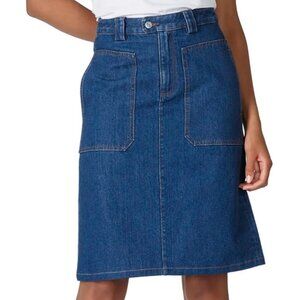 A.P.C. Nevada Denim Skirt in Blue, Size 42, NWT